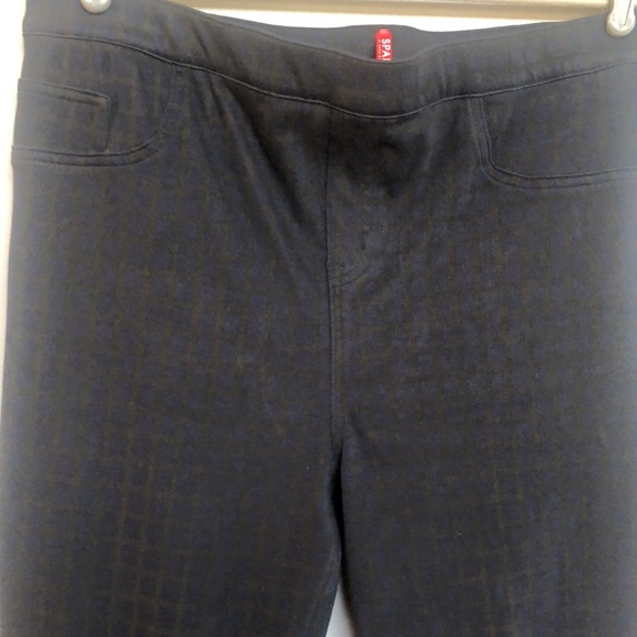 NWOT Spanx Jeanish Checked Legging 1X - Picture 3 of 9